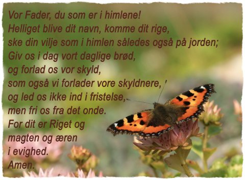 Vor fader, du som er i himlene...