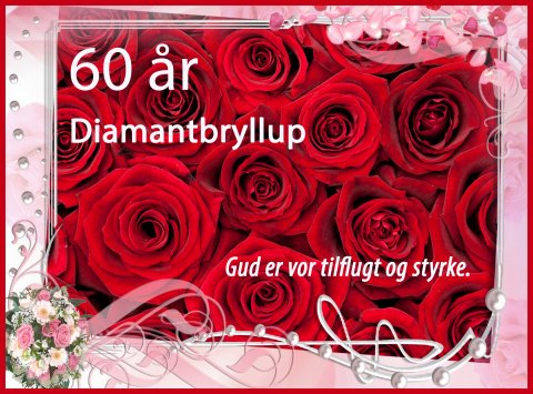 60 r - Diamantbryllup