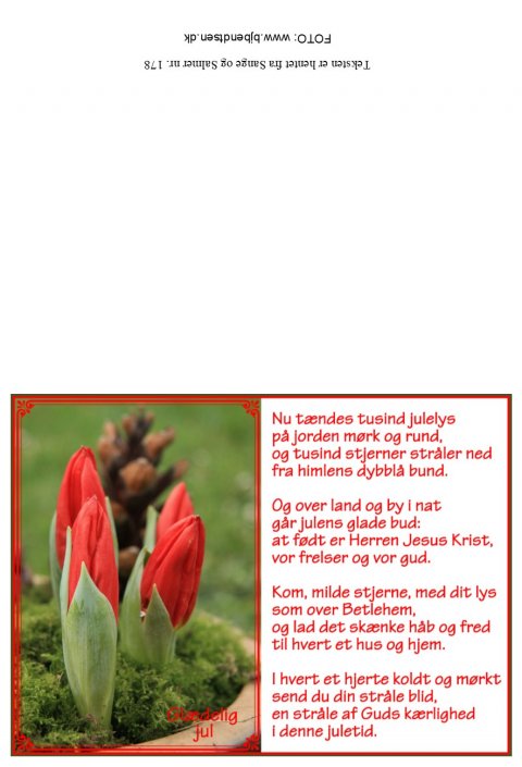 Nu tndes tusind julelys...