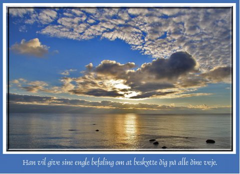 Han vil give sine engle befaling....