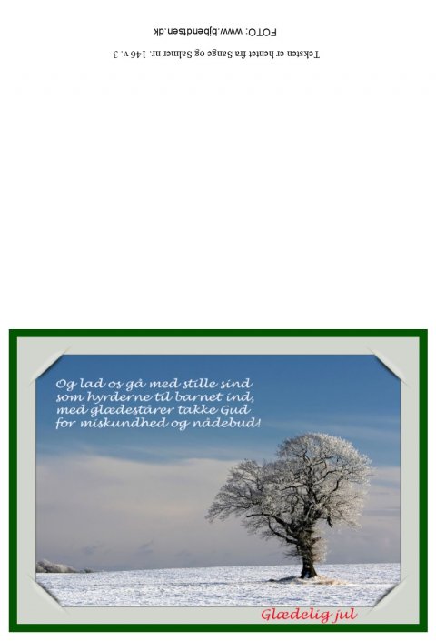 Og lad os g med stille sind...