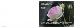 Tillykke med KRONDIAMANTBRYLLUPPET